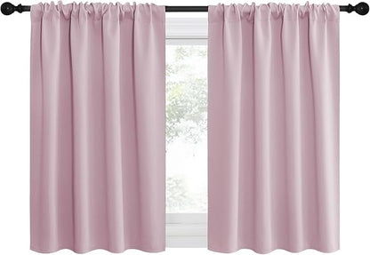 NICETOWN 2 Panels Blackout Curtains, Rod Pocket Thermal Insulated Drapes by NICETOWN