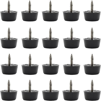 20PCS Round Furniture Pads, TTZEZE Heavy Duty Nail-on ABS Plastic Pad - Image 7