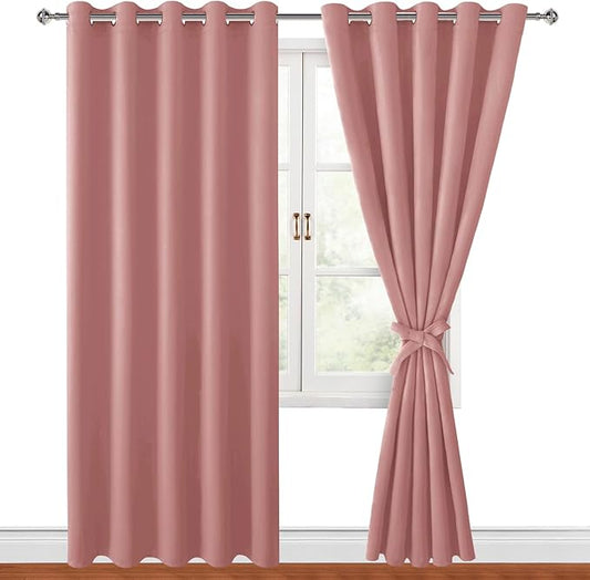 Hiasan Blackout Curtains for Bedroom, 60 x 84 Inches Long by Hiasan