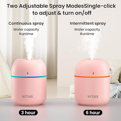 Portable Small Humidifier, WUTAER USB Personal Desktop Humidifier - Image 8
