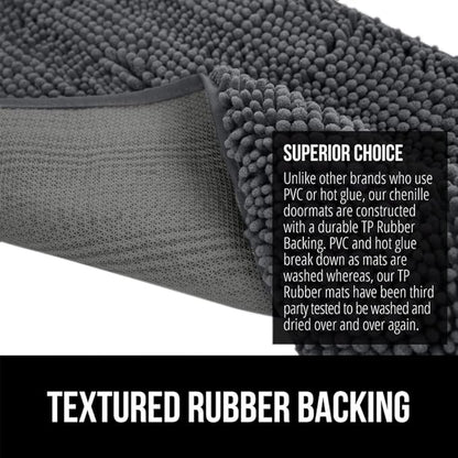 GORILLA GRIP SOAKSTOPPER Dog Door Mat, 30x20 Machine Washable Rug Absorbent - Image 5