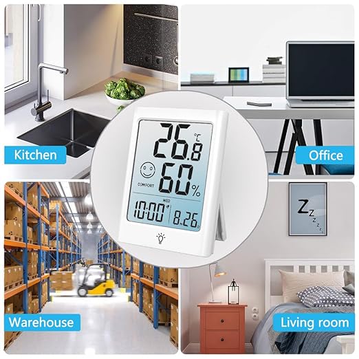 Digital Indoor Thermometer for Room, Smart Temperature Humidity Monitor - Image 3