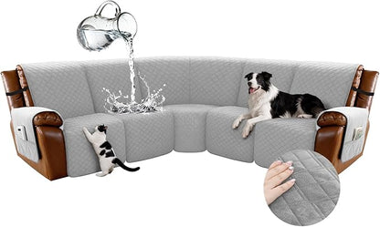 Arfntevss Waterproof Recliner Sectional Couch Covers by Arfntevss