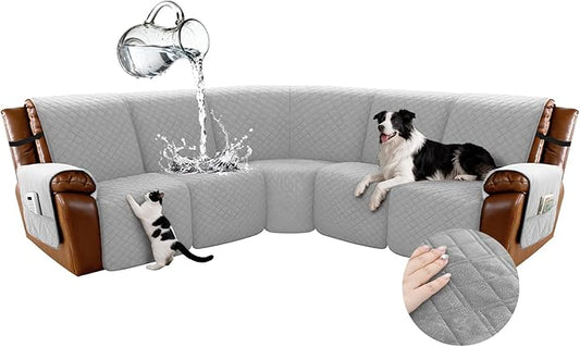 Arfntevss Waterproof Recliner Sectional Couch Covers by Arfntevss