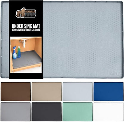 GORILLA GRIP Waterproof Silicone Under Sink Mat by GorillaGrip