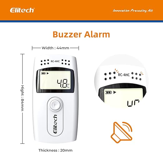 Elitech Digital Temperature Humidity Data Logger Medical Refrigerator - Image 3