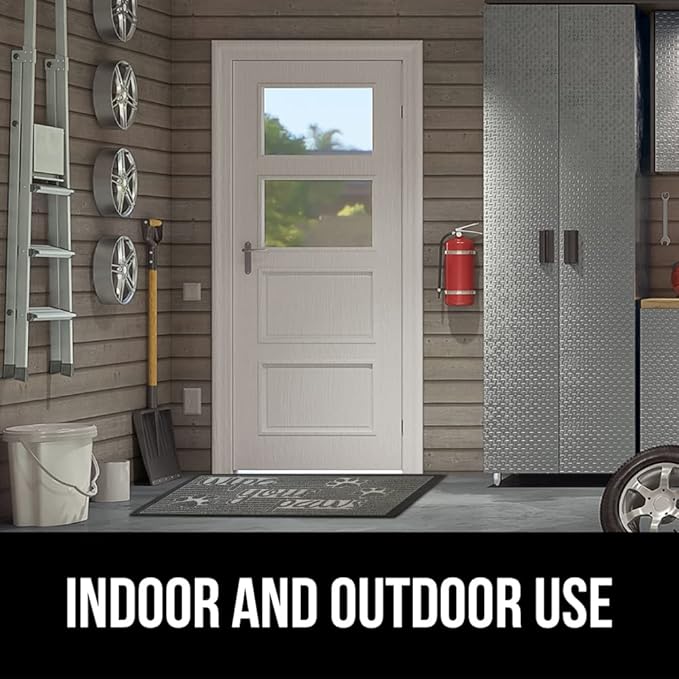 GORILLA GRIP 100% Waterproof All-Season WeatherMax Doormat, US Designed Natural - Image 9