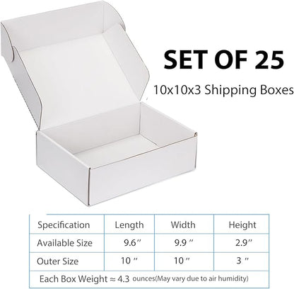 Small Shipping Boxes 10x10x3 Inch - Image 2