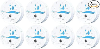 8 Pack Water Leak Detectors for Home, 100dB Waterproof Water Sensor Alarm Leak by Unknown