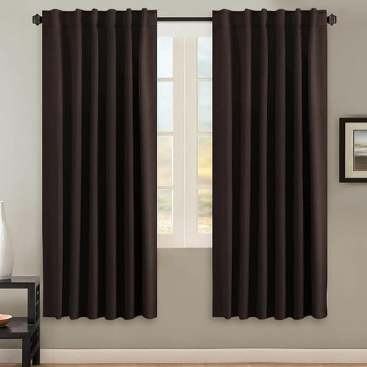 H.VERSAILTEX Blackout Curtains Thermal Insulated Window Treatment Panels Room by HVERSAILTEX