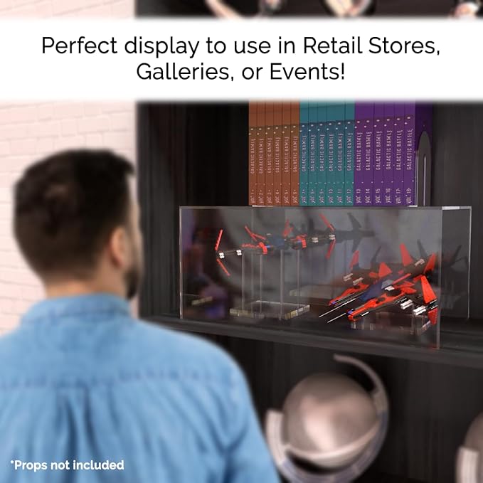 20" x 12" x 9" Clear Acrylic Display Box - Image 3