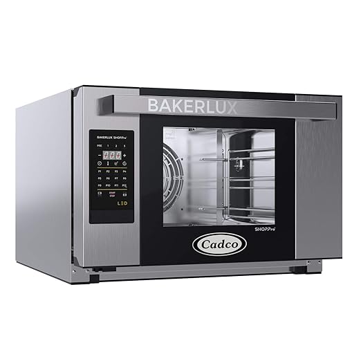 Cadco XAFT-03HS-LD Bakerlux LED Panel Heavy-Duty Countertop Convection Oven by Cadco