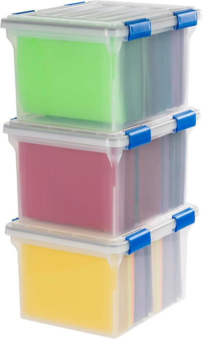 IRIS USA File Box, WeatherPro File Organizer by IRISUSA