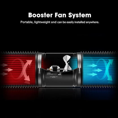 VIVOSUN Inline Booster Duct Fan 6” 240 CFM, HVAC Exhaust Ventilation Fan - Image 5