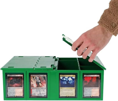 BCW Collectible Card Bin – Green | Holds 3200 Cards | Includes 4 Dividers | - Image 8