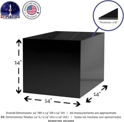 14" Acrylic Display Riser Box - Image 6