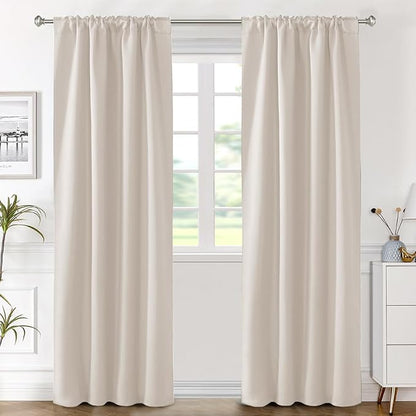 H.VERSAILTEX Blackout Curtains Thermal Insulated Window Treatment Panels Room - Image 2