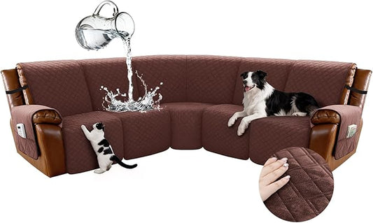 Arfntevss Waterproof Recliner Sectional Couch Covers by Arfntevss