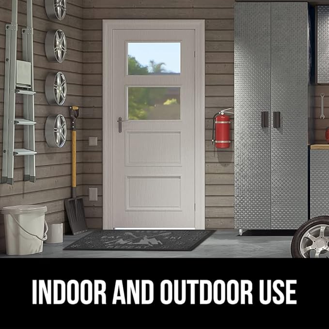 GORILLA GRIP 100% Waterproof All-Season WeatherMax Doormat 35x23, US Designed - Image 9