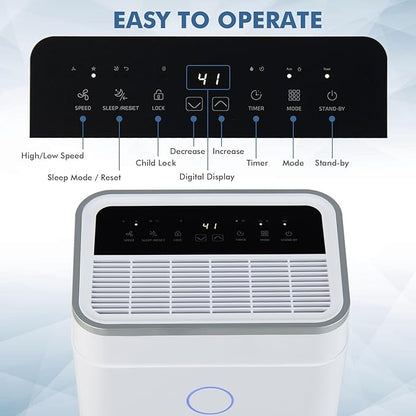COSTWAY 4000 Sq. Ft Dehumidifier - Image 6