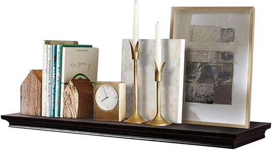 AHDECOR Floating Shelves Wall Mounted, Deeper Wall Storage Shelf by AHDECOR