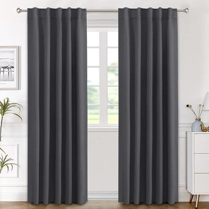 H.VERSAILTEX Blackout Curtains Thermal Insulated Window Treatment Panels Room by HVERSAILTEX