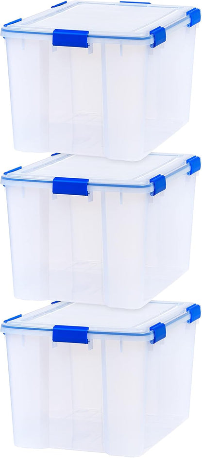 IRIS USA WeatherPro 74 Qt Storage Bins by IRISUSA