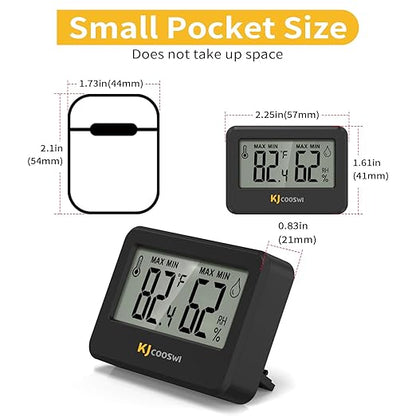 4PCS Mini Digital Hygrometer and Thermometer, Reptile Thermometer - Image 2