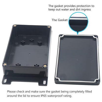 Zulkit Junction Box ABS Plastic Dustproof Waterproof IP65 Universal Electrical - Image 4