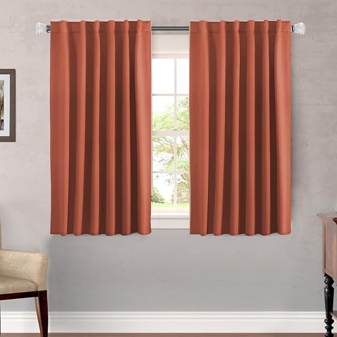H.VERSAILTEX Blackout Curtains Thermal Insulated Window Treatment Panels Room by HVERSAILTEX