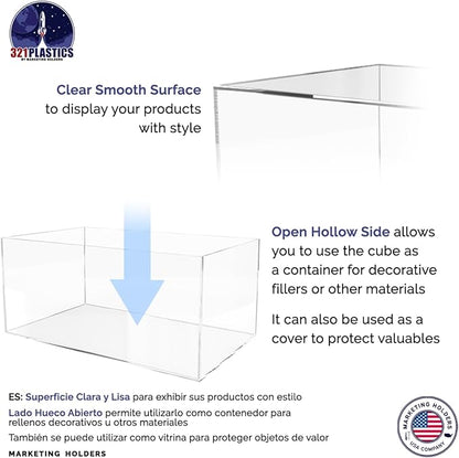 20" x 12" x 9" Clear Acrylic Display Box - Image 5