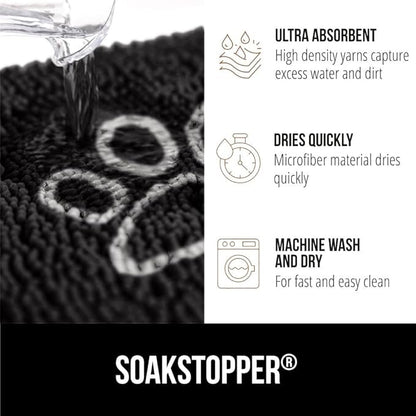 GORILLA GRIP SOAKSTOPPER Dog Door Mat, 30x20 Machine Washable Rug Absorbent - Image 4