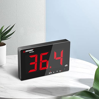 Decibel Meter 30dB-130dB, Wall Mounted Hanging Sound Level Meter - Image 4