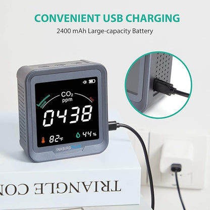 INKBIRDPLUS Indoor CO2 Detector, Air Quality Monitor, Tester - Image 5