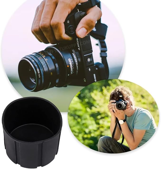 Camera Lens Cap SLR Camera Silicone Protector Cap Dustproof Lens Cover - Image 5