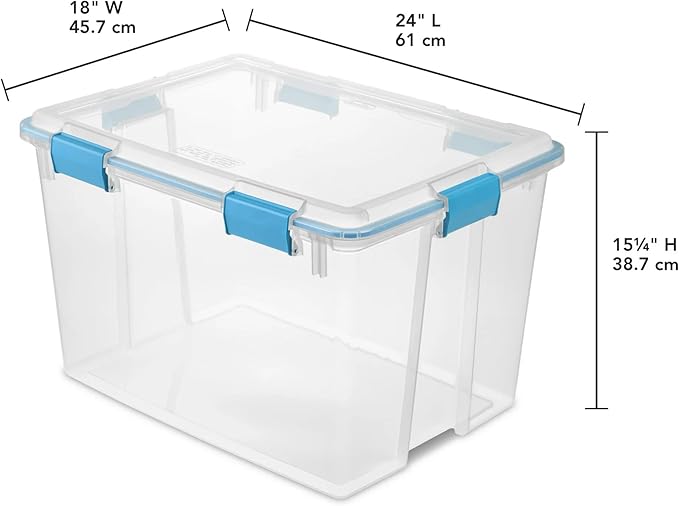 80 Quart Clear Storage Bin - Image 5