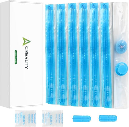 Creality 3D Printer Filament Storage Bags 35 x 35CM, 12 Transparent Sealed Bags by Creality