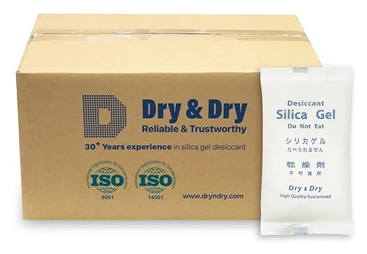 Dry & Dry 400 Gram Silica Gel Packets, Desiccant Packs, Silica Gel by DryDry