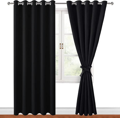 Hiasan Blackout Curtains for Bedroom, 60 x 84 Inches Long by Hiasan