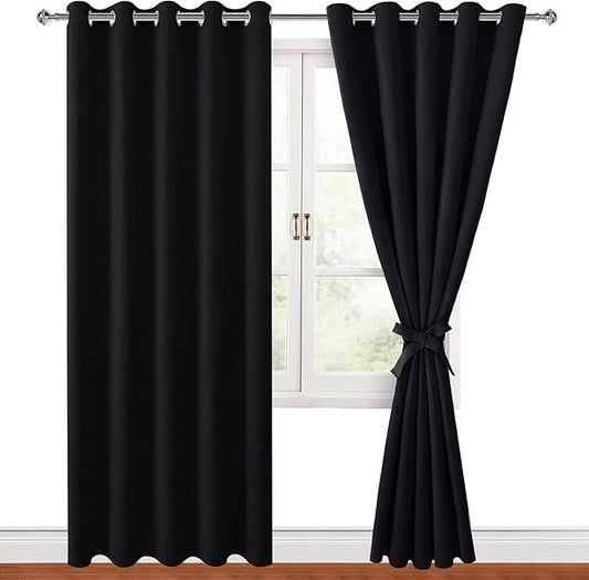 Hiasan Blackout Curtains for Bedroom, 60 x 84 Inches Long by Hiasan
