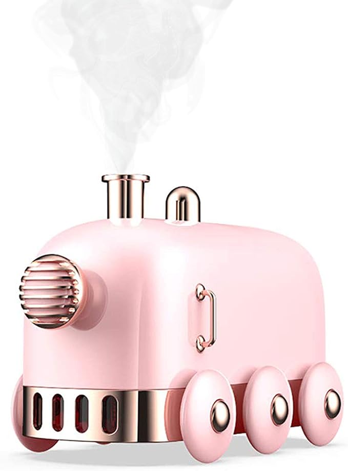 Portable Mini Humidifier, 300ml Cute Train Small Humidifier, Cool Mist Diffuser by E-linkChinaTechnologyCoLtd