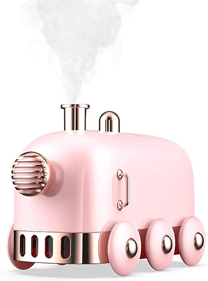 Portable Mini Humidifier, 300ml Cute Train Small Humidifier, Cool Mist Diffuser by E-linkChinaTechnologyCoLtd