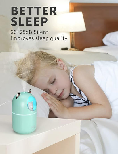 Cool Mist Humidifier, 300ml Mini Humidifiers - Image 3