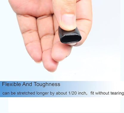 Acocony 1/2 Inch Rubber Cap Round 0.5 inch Rubber End Caps PVC Flexible - Image 4