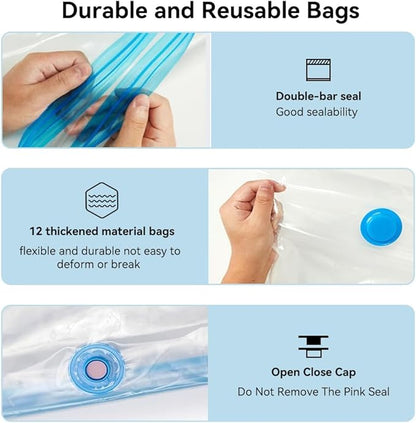 Creality 3D Printer Filament Storage Bags 35 x 35CM, 12 Transparent Sealed Bags - Image 4