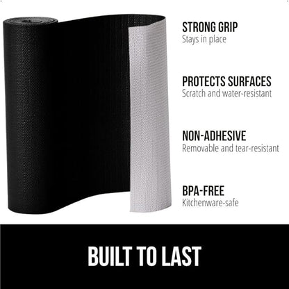 GORILLA GRIP DripGuard Shelf Liner, Non-Adhesive Drawer and Kitchen Cabinet - Image 2