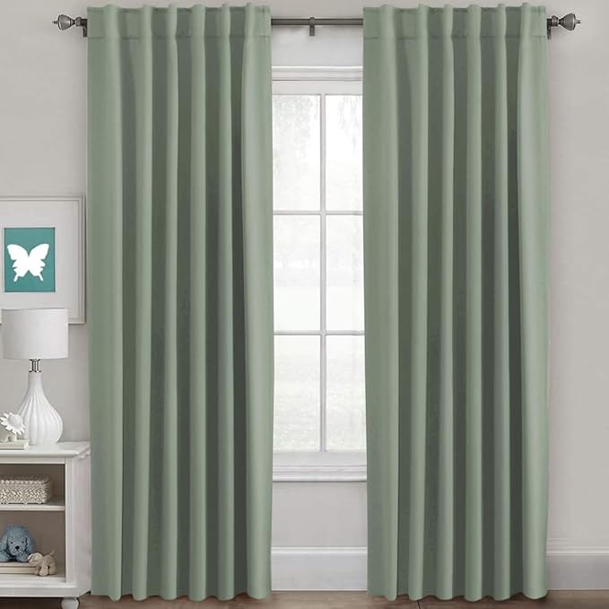 H.VERSAILTEX Blackout Curtains Thermal Insulated Window Treatment Panels Room by HVERSAILTEX