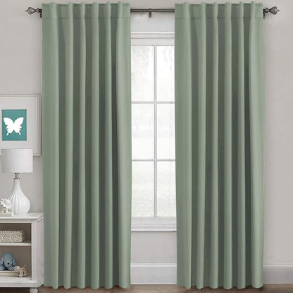 H.VERSAILTEX Blackout Curtains Thermal Insulated Window Treatment Panels Room by HVERSAILTEX