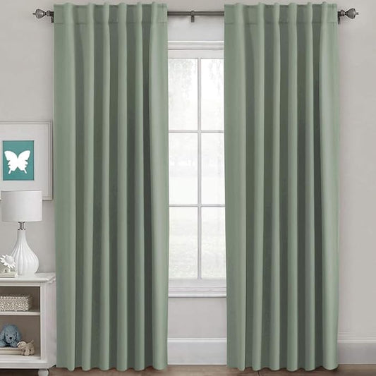 H.VERSAILTEX Blackout Curtains Thermal Insulated Window Treatment Panels Room by HVERSAILTEX