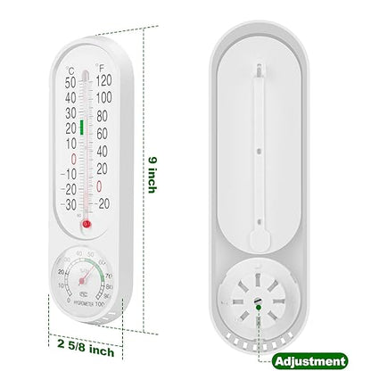Outdoor/Indoor Thermometer Hygrometer Humidity Meter Thermometers Temperature - Image 2